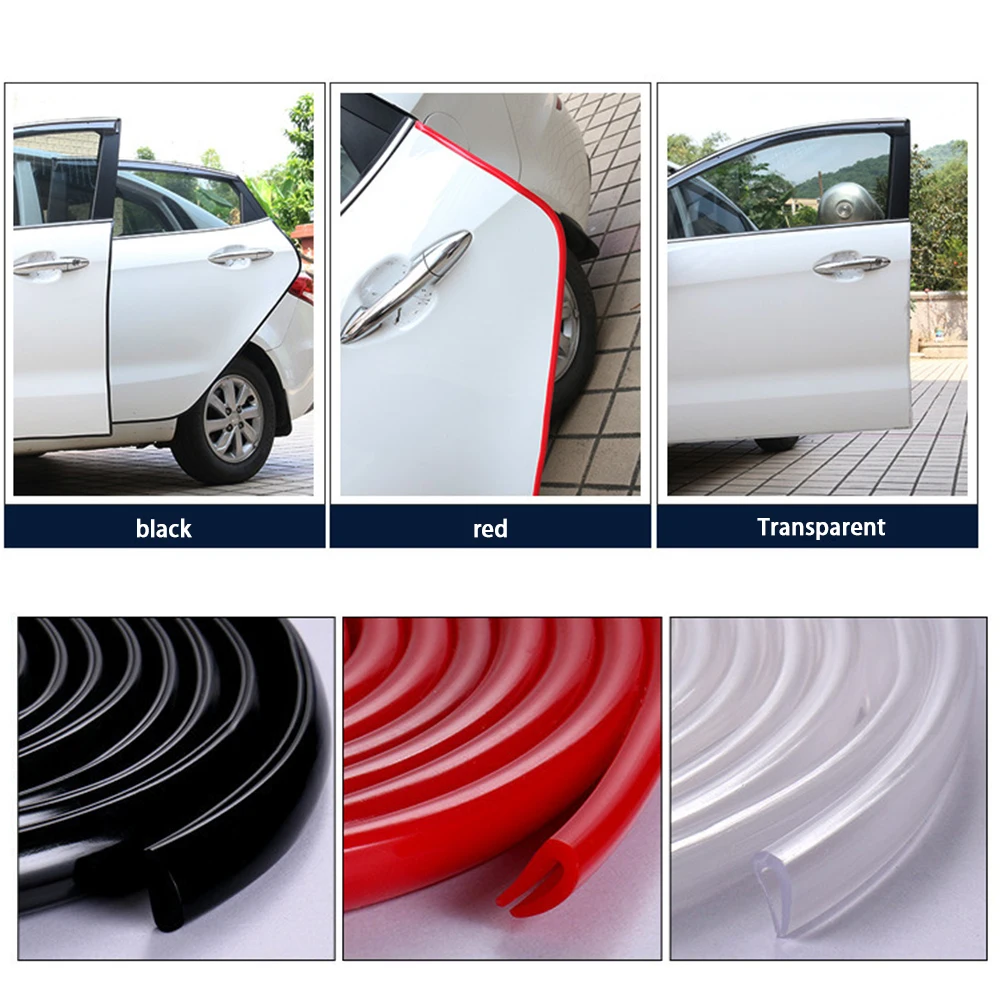 

8M Door Anti-collision Strip PVC Car Door Edge Guards Fit for Most Car
