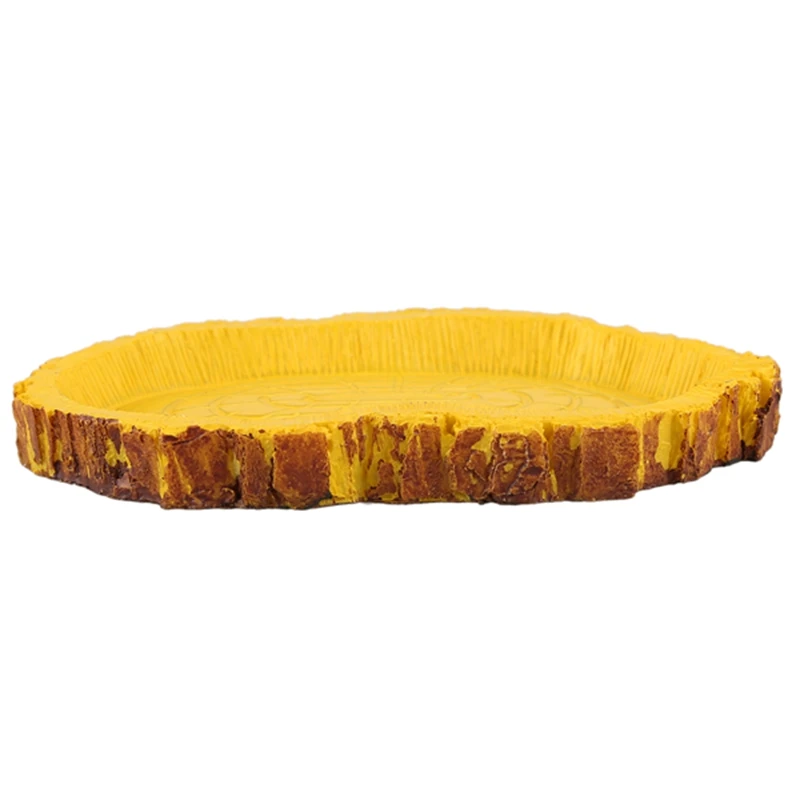 Водная тарелка лоток для еды чаша бассейн амфибий рептилия черепах змей ящерица