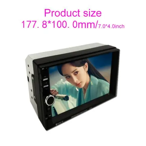 7 &quotWince HD 1080P TFT цифровой сенсорный экран автомобильное радио Фиксированная