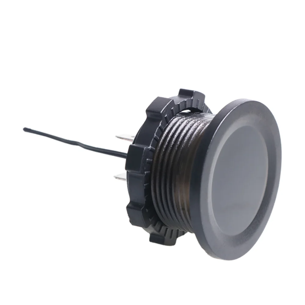 12-24V Round Temperature Voltmeter Auto Voltage Test Display Digital Measurement for Car Motorcycle Boat Yacht | Автомобили и