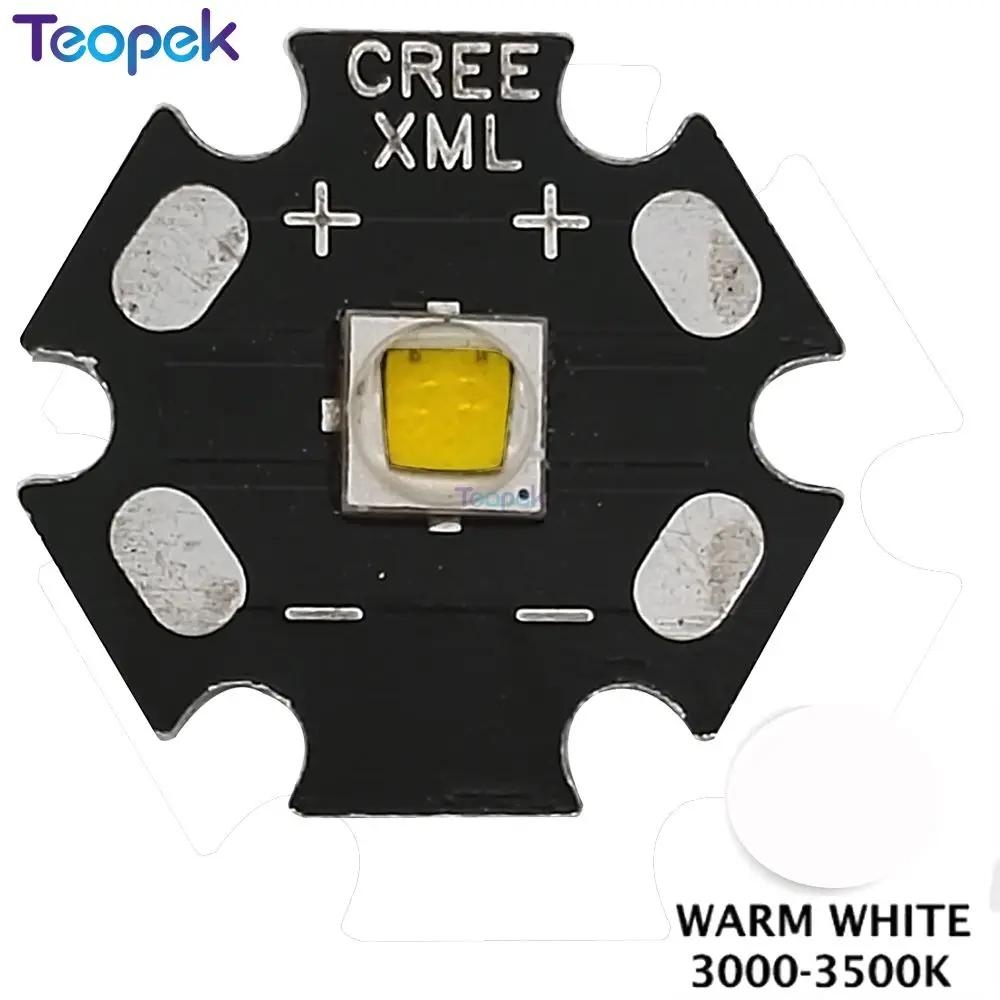 CREE XML2 LED XM L2 T6 10W белый нейтральный теплый высокомощный светодиодный излучатель с