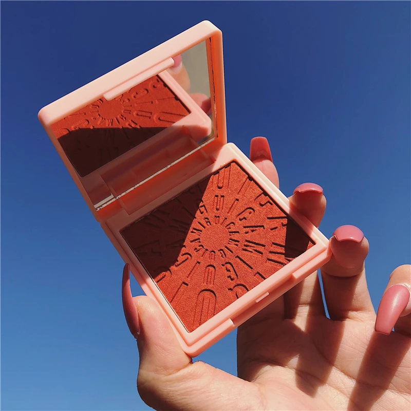 

Peach Blush Pallete 8 Colors Face Mineral Pigmented Cheek Red Blusher Powder Cosmetics Professional Contour Shadow Blush Palette