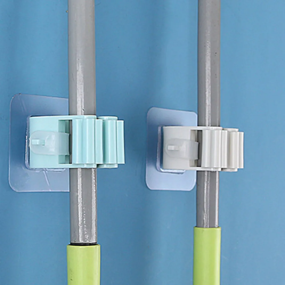 Вешалка для швабры без пробивания отверстий крючки в ванной комнате вешалка