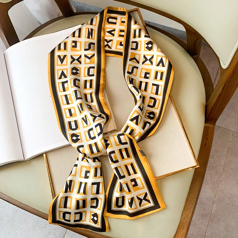 

2020 женский брендовый шелковый шарф, маленькие платки, Новое поступление, шали и накидки, Дамский хиджаб, шейный платок, бандана, шарфы