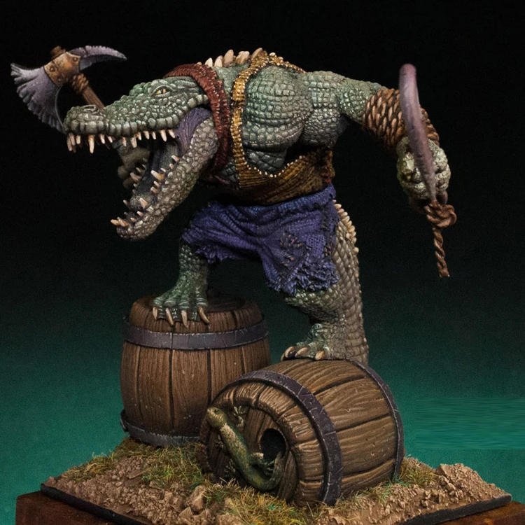 40 мм CROC пират модель из смолы GK мифология животных несобранный и Неокрашенный