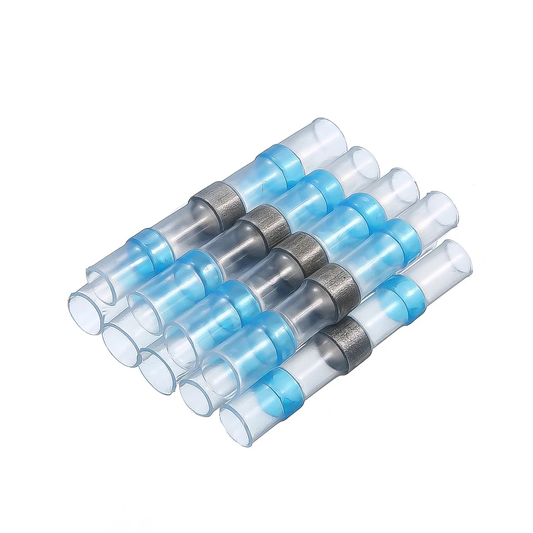 

For Electrical Supplies 250Pcs Mixed Heat Shrink Terminals Waterproof Solder Sleeve Tube Wire Insulated Butt Connectors Kit