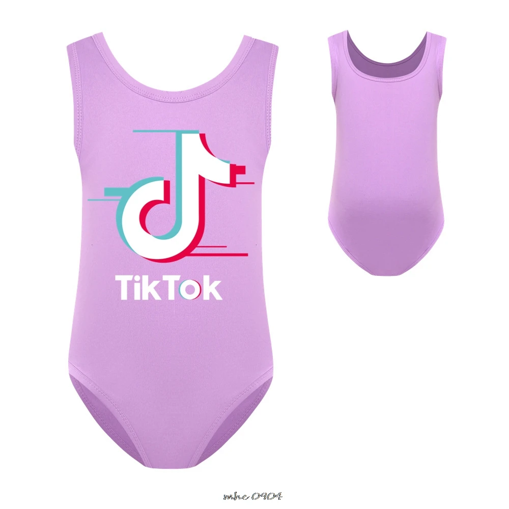 Слитный купальник для девочек купальник-бикини Tik Tok пляжная одежда 2021 | Детская и