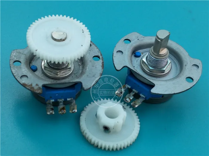 1pcs/lot Used for COSMOS RVQ24YNC0305 20F B502 5K potentiometer with gear 25MMX3MM | Обустройство дома