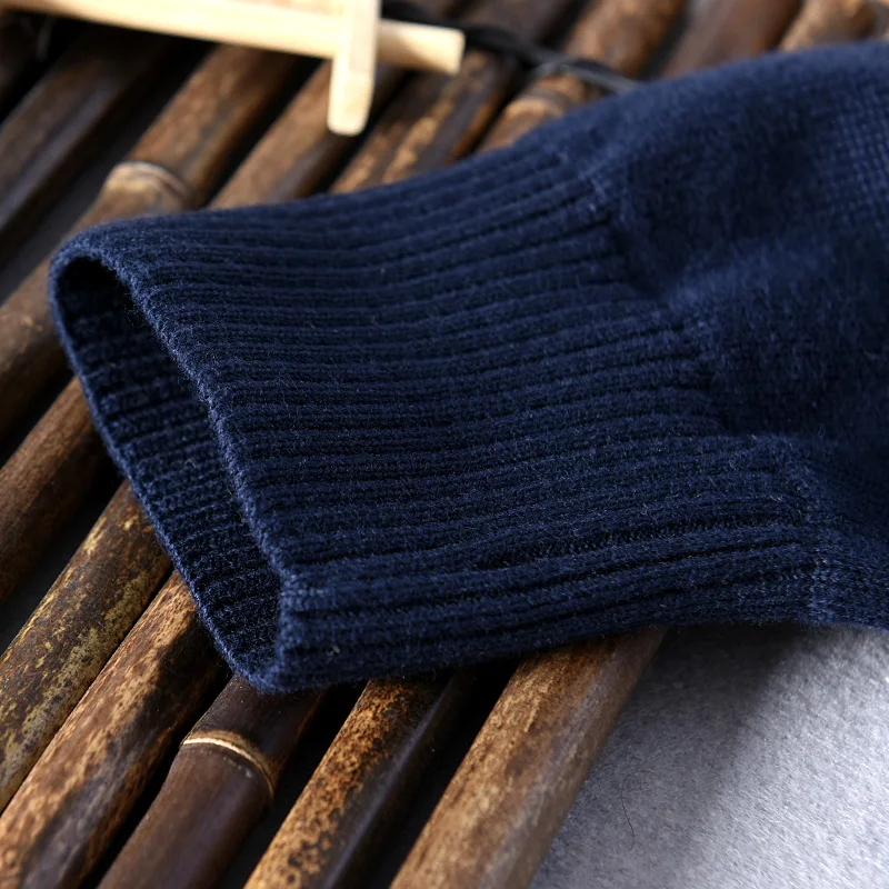 Pull Homme Модный корейский стиль Тонкий свитер для мужчин высокого качества из