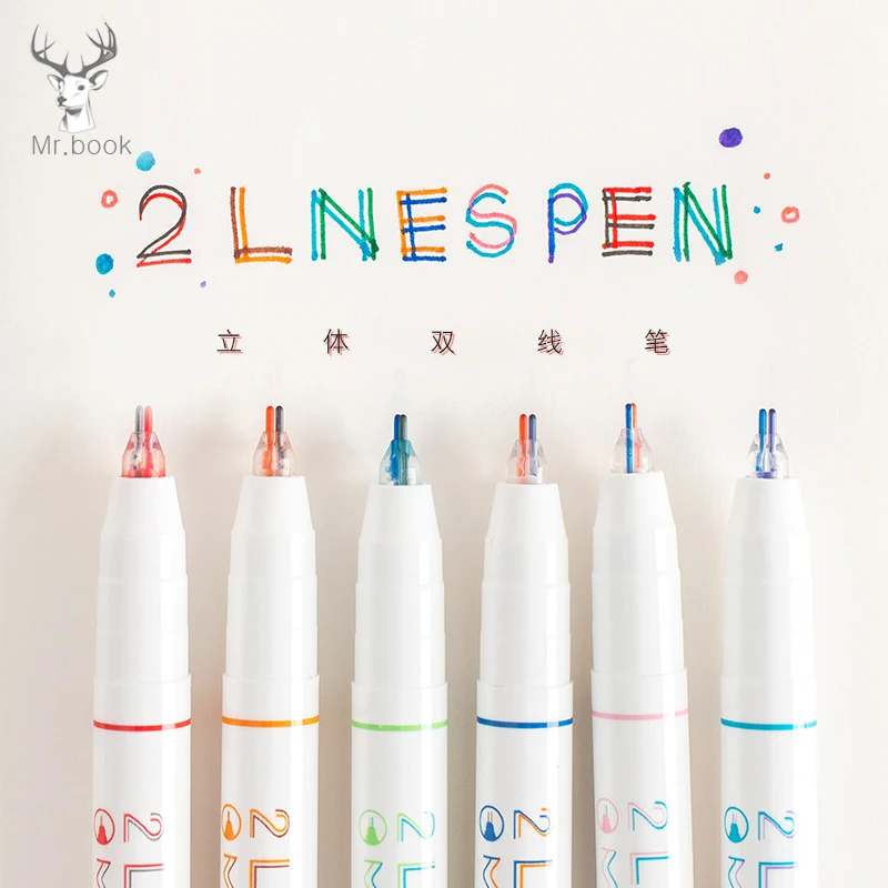 3/6 шт. Набор цветных чернил ручка мел для скрапбукинга фотоальбома акварельные