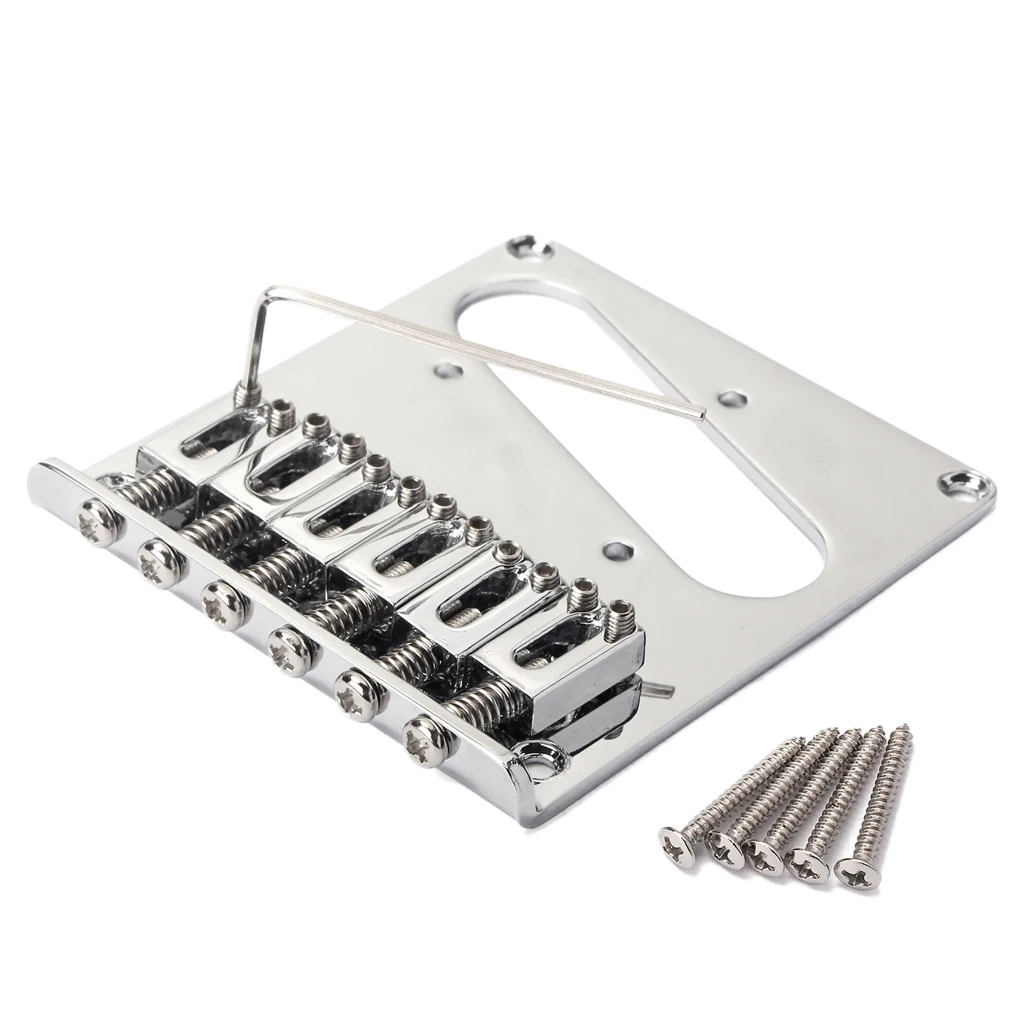 

Bridge Tailpiece with Screws Wrench for Electric Guitar Parts 76 x 68 x 8mm