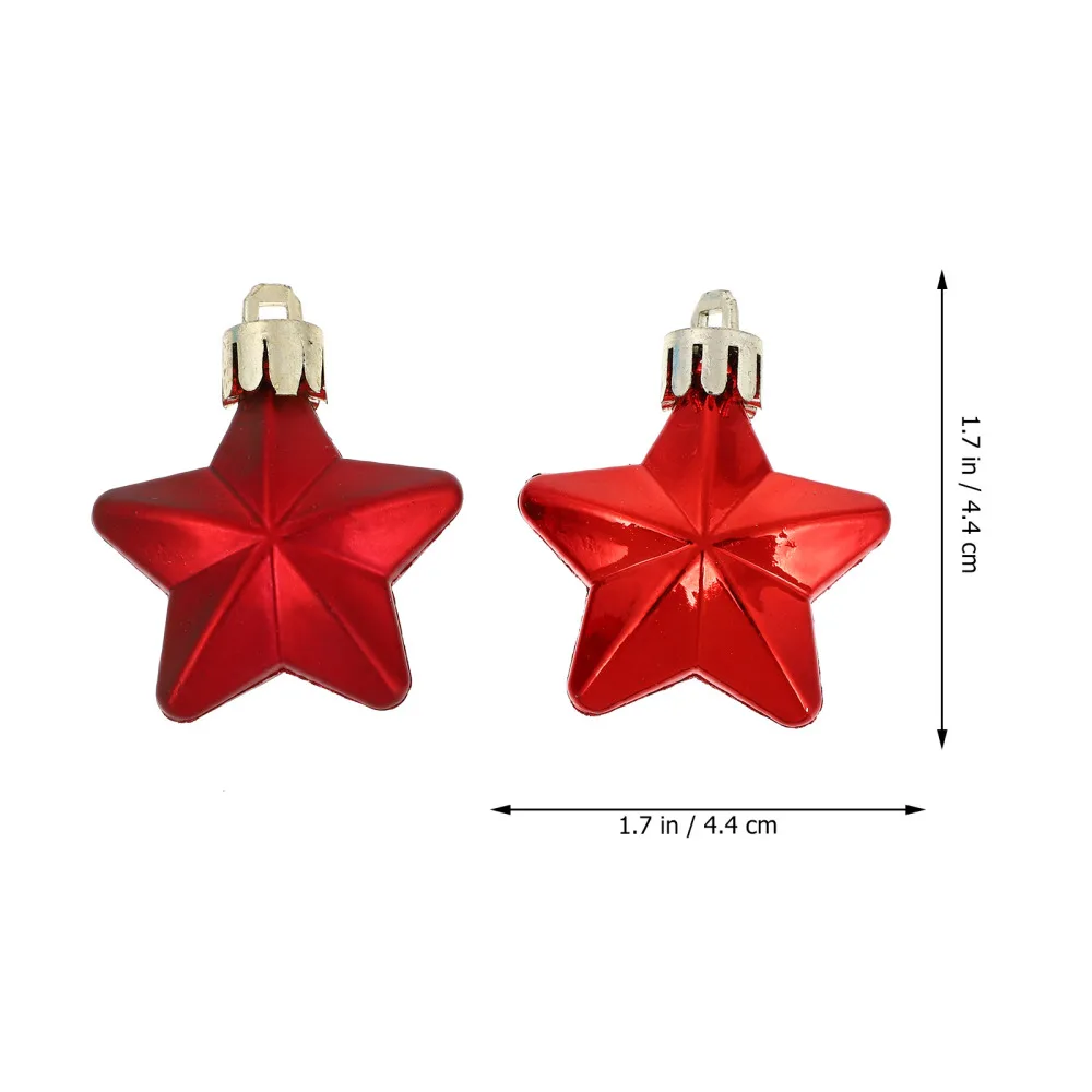 

24Pcs Pentagram Design Pendant Independence Day Hanging Decor (Random Delivery)