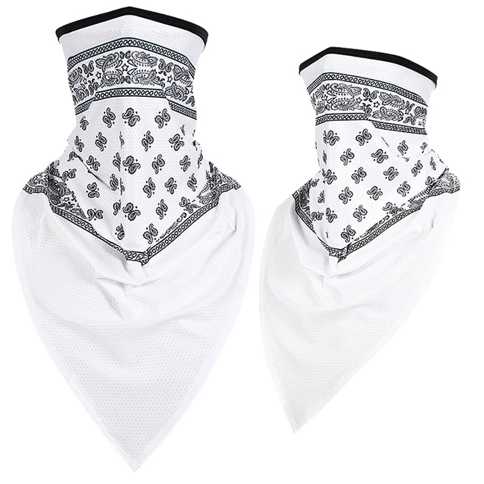 GOBYGO ледяной Шелковый треугольный головной убор дышащий солнцезащитный