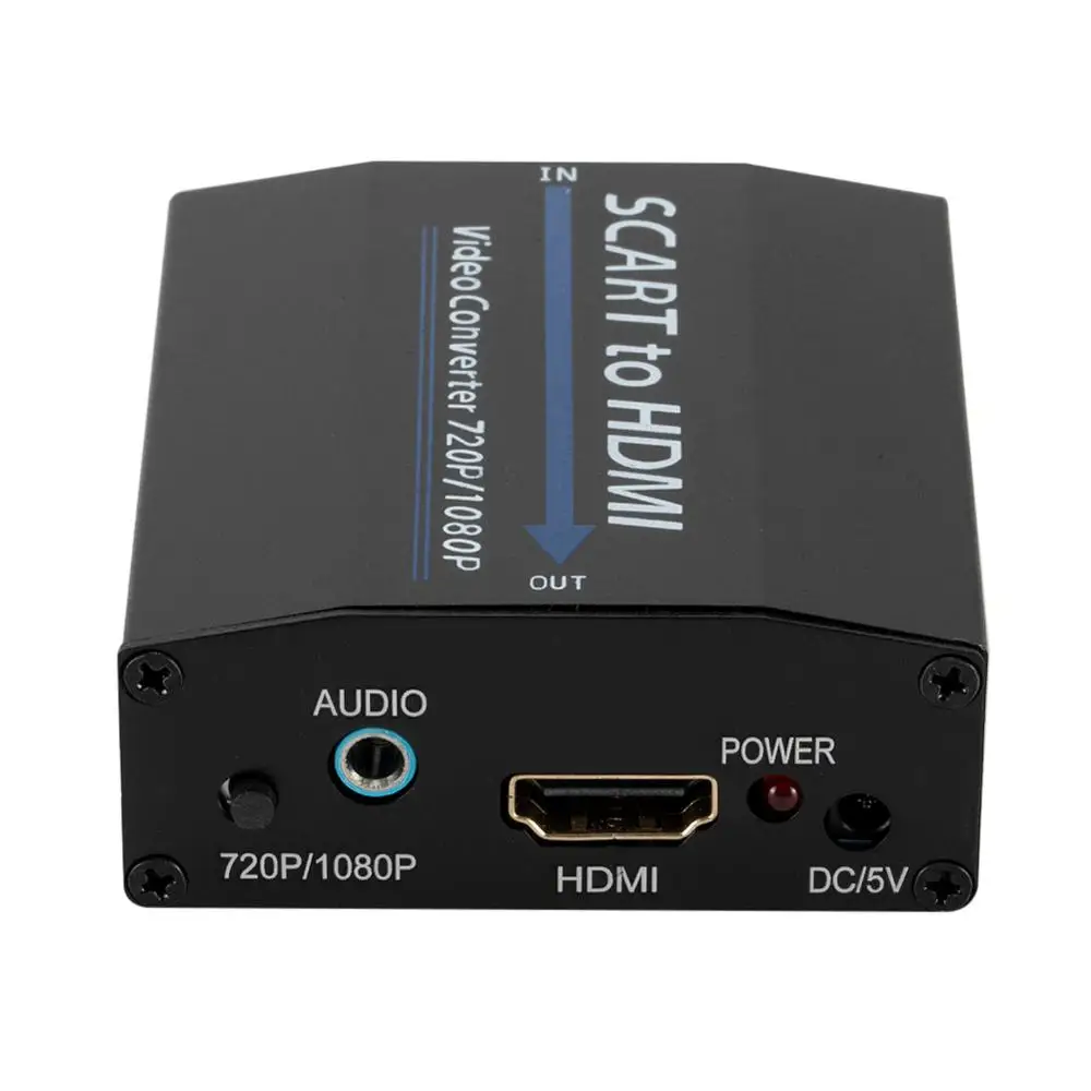 Конвертер SCART в HDMI видео аудио адаптер Коробка PAL NTSC конвертер цифровой сигнал 1080P