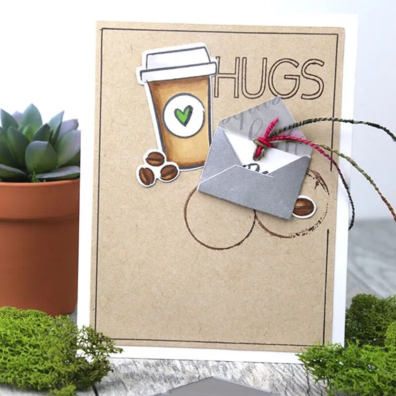 Металлические Вырубные штампы для конвертов трафареты складных вырубные