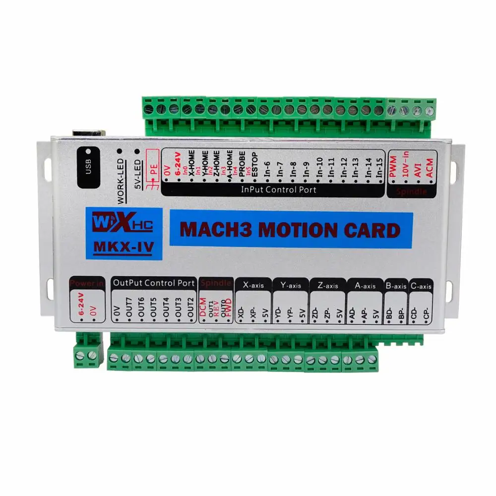 ECO SOURCES высокое качество MK4 IV Mach3 USB 400 кГц 4 оси CNC управление движением карты Breakout