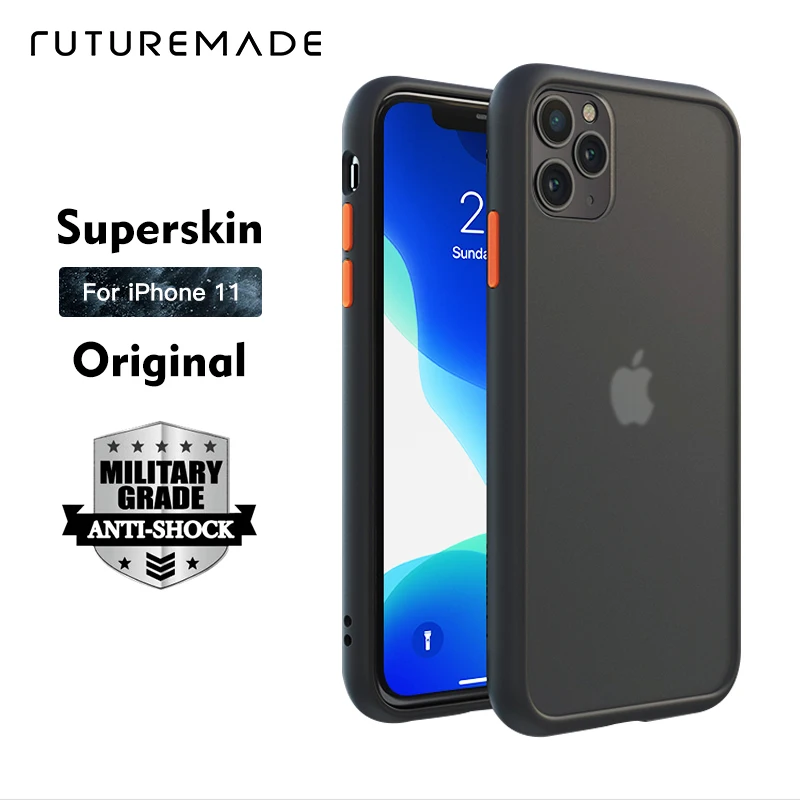 Оригинальный Роскошный противоударный чехол FUTUREMADE для iPhone 11 прозрачная защитная