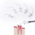 50 шт.пакет стоматологический одноразовый шприц наконечник Эндо орошение корневых каналов для полива и орошения игла-бабочка 0,25mm Прозрачный синий Цвета