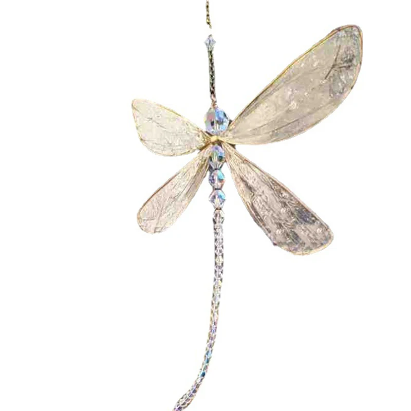Металлическая сказочная Стрекоза настенное искусство для украшения сада