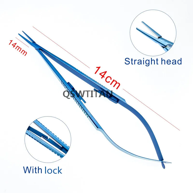 14 см 1 шт. хирургический титановый держатель для колесиков с замком