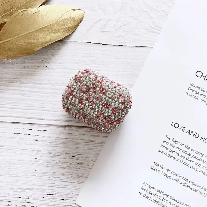 

Luxury Imitation Diamond Earphone Case Protective Cover for airpods Pro Headset