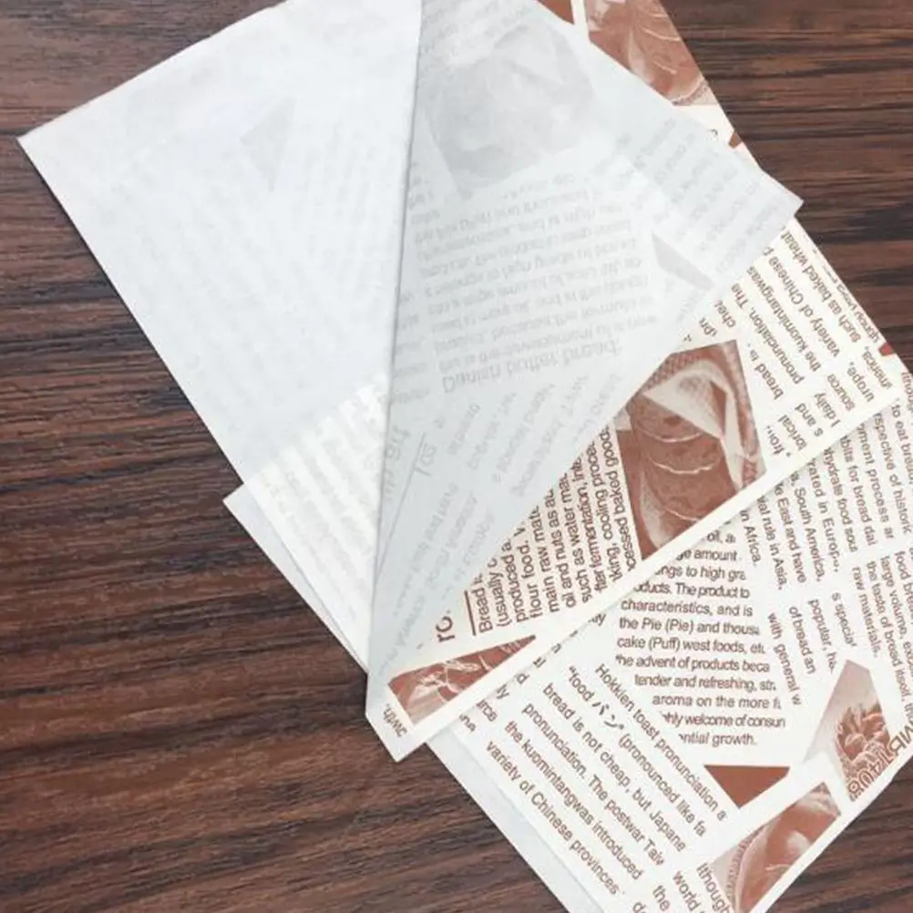 200 шт. одноразовая оберточная бумага для сэндвичей треугольный пакет мешок