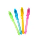 Невидимая ручка с УФ светильник светом секретные ручки для сообщений упаковка из 4 шт.