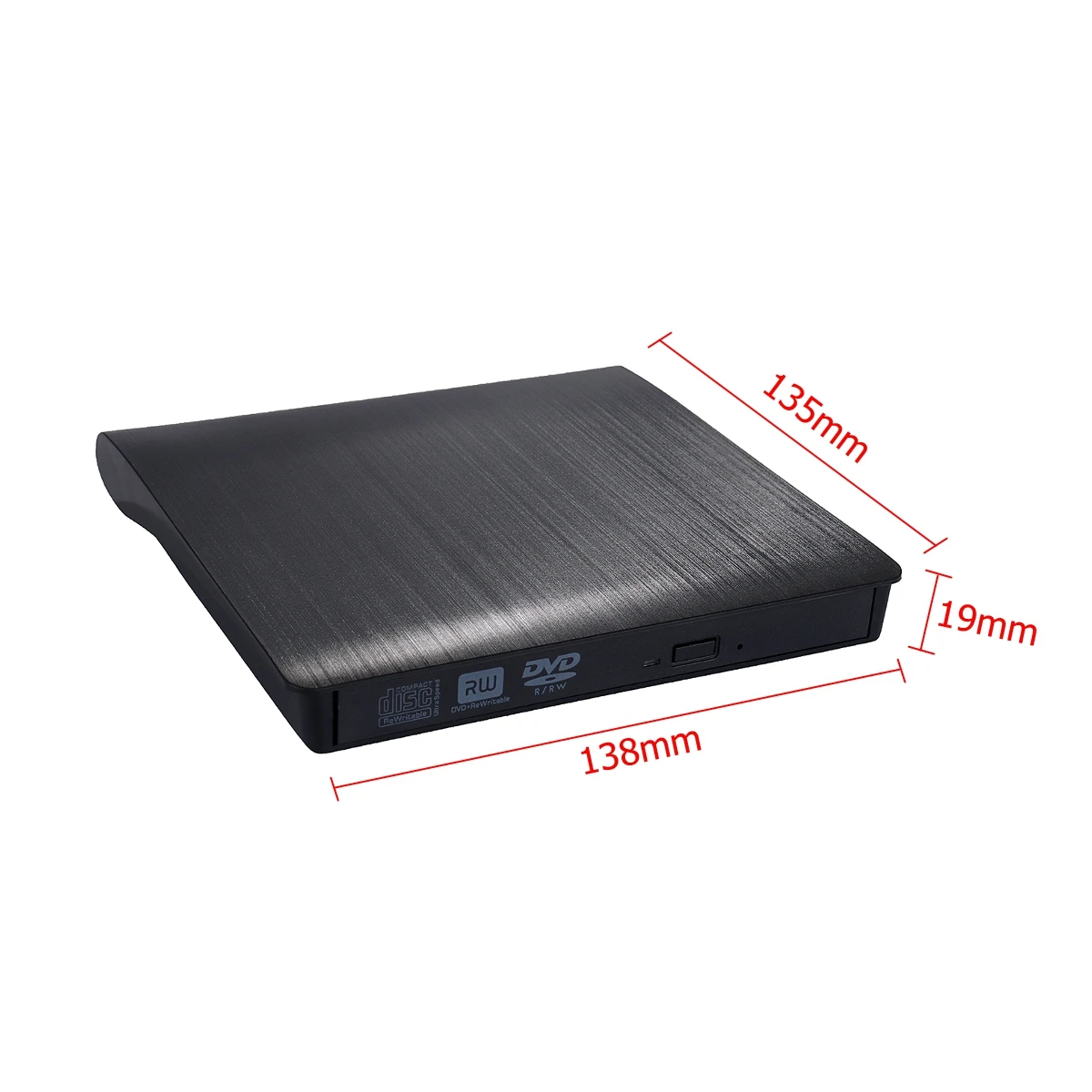 

External DVD Drive USB 3.0 Portable CD DVD RW Drive Writer Burner Optical Player Compatible For Windows 10 Laptop Desktop iMacs