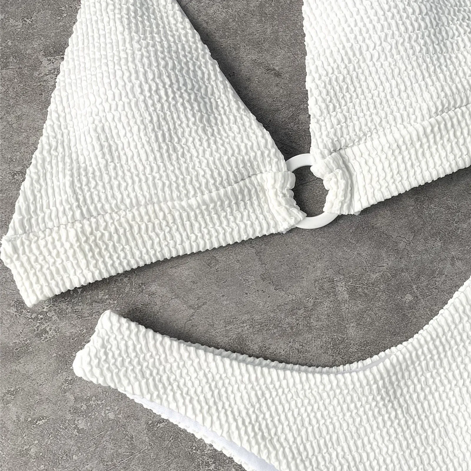 

Undefined Swimsuit Women Push Up Bikini Swimsuit For Solid Bikini Set Push-up Pad Swimwear Swimsuit Beachwear