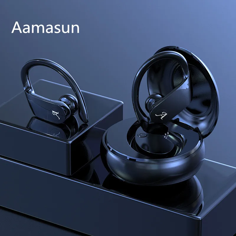 

Bluetooth-наушники A15 Hi-Fi 8D Sound TWS, Спортивные Беспроводные наушники для бега 5,0, умные наушники с автоматическим сопряжением для iPhone, Xiaomi