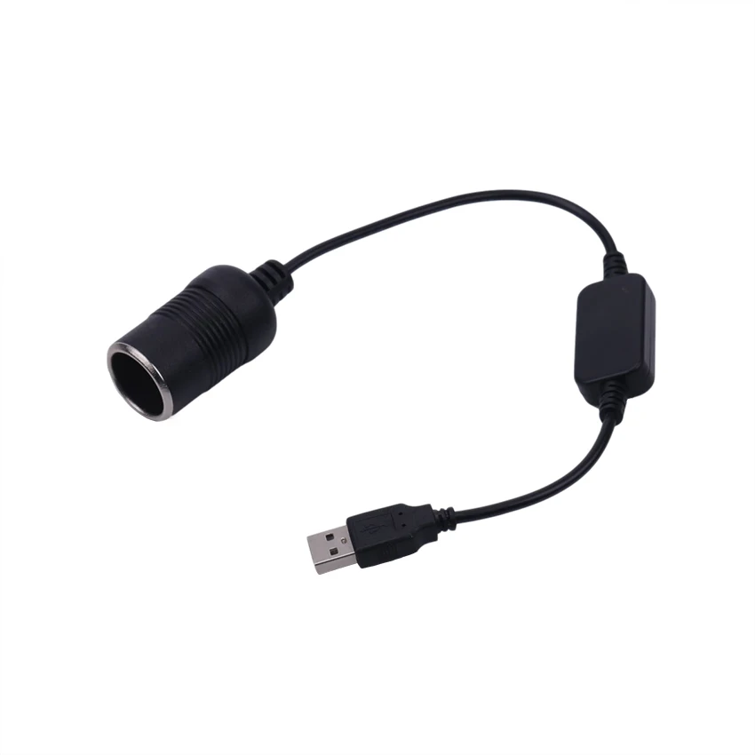 1 шт. розетка для автомобильного прикуривателя USB 5 В в 12 конвертер адаптер