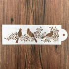 Животные Magpie птица лом стены трафарет аэрограф живопись Декор трафареты для Diy Скрапбукинг Художественный альбом штамп для ежедневника ремесла