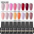 Rosalind Gel Nail Polish Set Kit vernis semi permanent uv Hybrid Varnish for Manicure Base Top Coat Nails Art Gel Polish Set