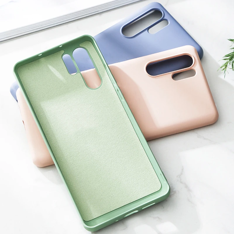Мягкий жидкий силиконовый чехол для Huawei 40 P30 Pro P20 Lite Mate 20 Nova 5T P30Pro Honor 10i 8X 8S Honor20