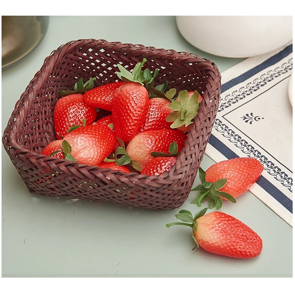 10 искусственных клубники сделай сам искусственные фрукты пластиковые для