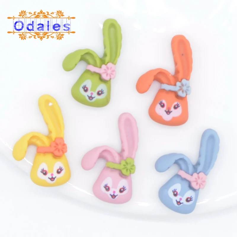 30 шт./лот DIY Мультяшные аксессуары для волос милый цветок кролик украшение