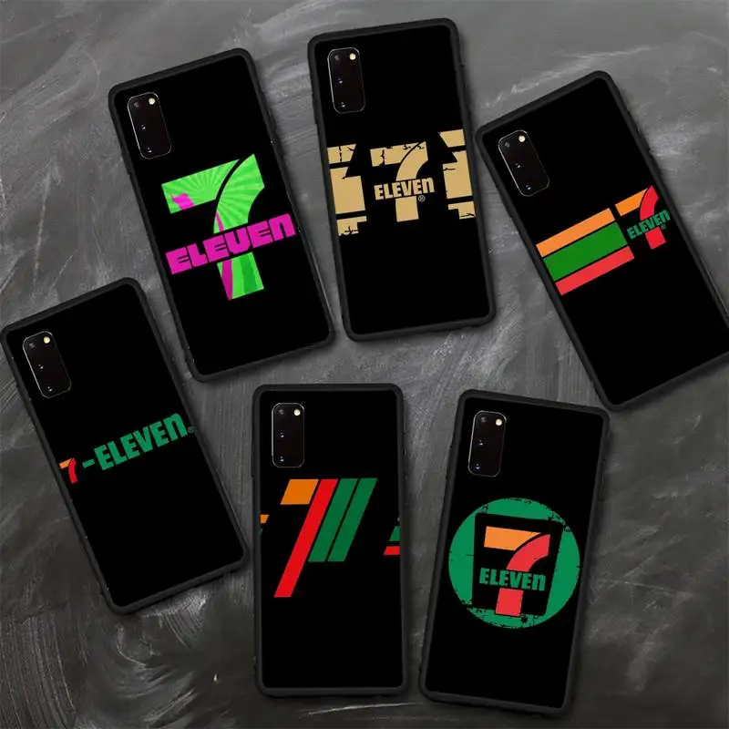 

Family market seven eleven Phone Case TPU For Samsung S6 S7 S8 S9 S10 plus S20 S21 S30ultrs Fundas Cover