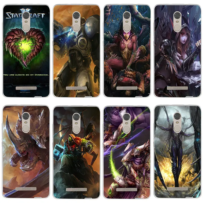 StarCrafts 2 Zerg Protoss Art для Xiaomi Redmi Note 3 4 4X6 7 7A Y3 K20 Pro Plus Prime Shell мягкие ТПУ прозрачные