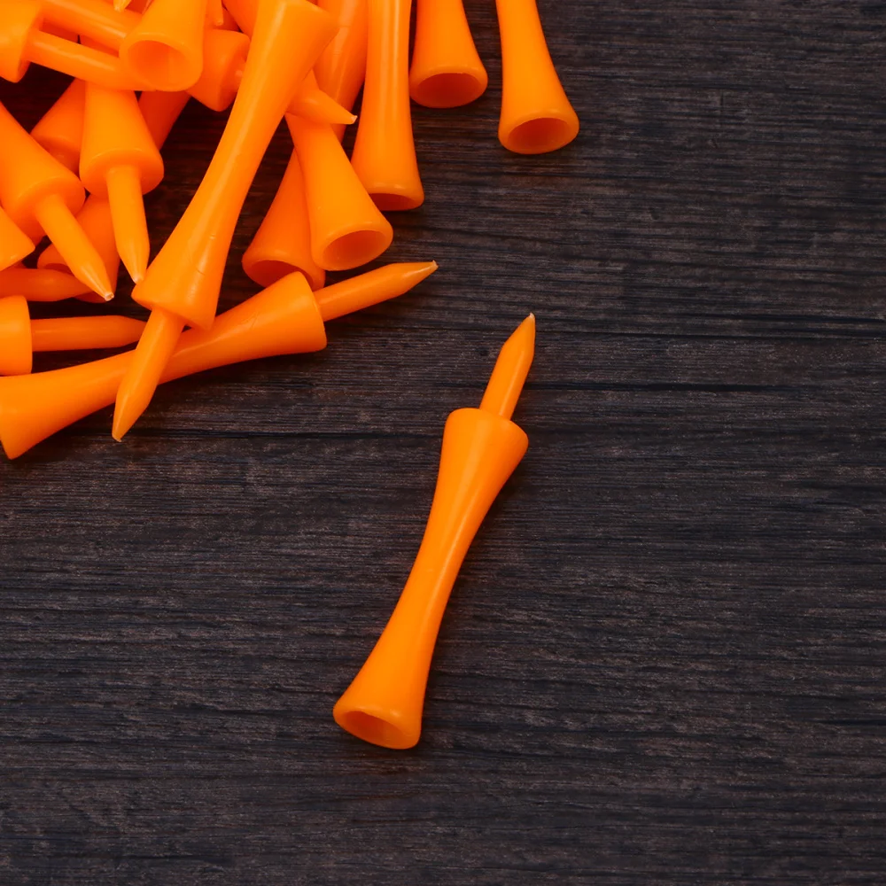 

50pcs 70mm Large Castle Tees (Orange)