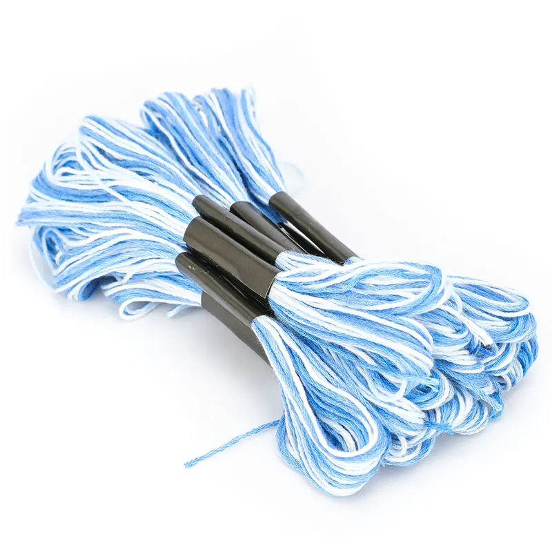 12 шт./лот нить для вышивки крестиком красящие нитки рукоделия плетение браслет