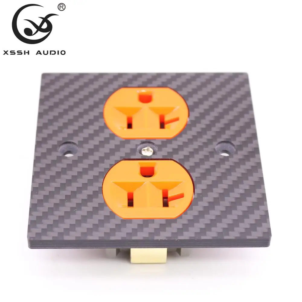 2 * США KS-II # Мощность разъем Hi-end "сделай сам" Hi-Fi Медь покрытием 24k gold 20amp 20A 125V