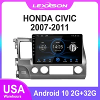 dsp 2g32g android 10 car radio multimedia rds gps navi mirror link ips screen stereo for honda civic 2007 2008 2009 2010 2011