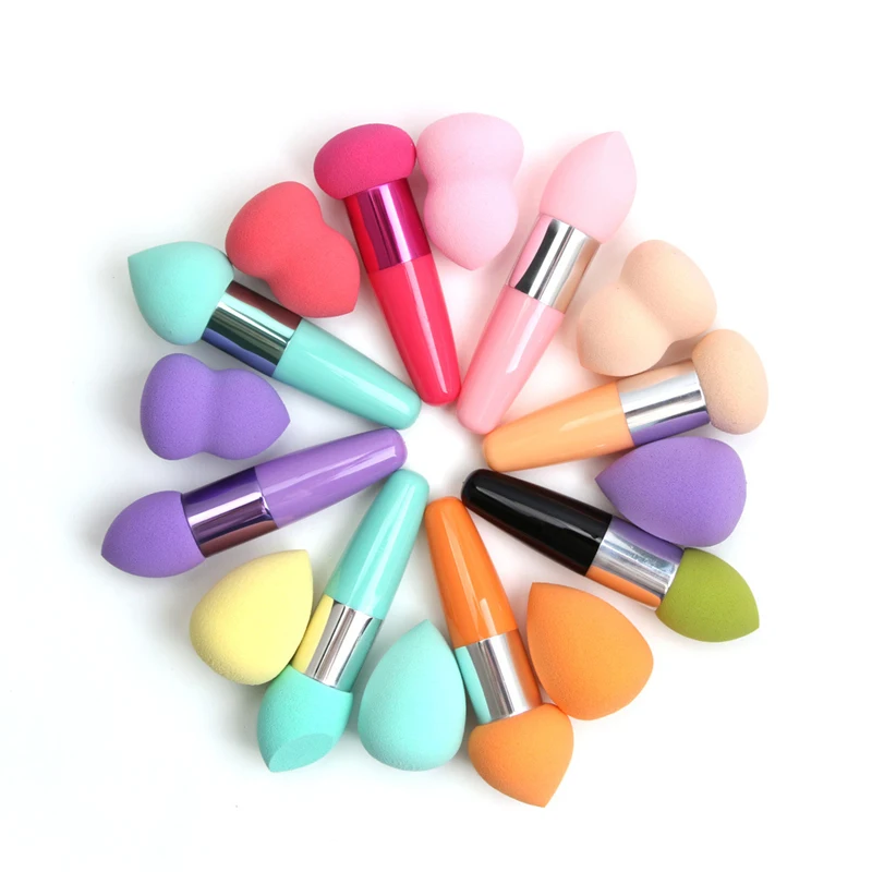 

2 Pcs Soft Sponge Makeup Brushes BB Cream Powder Foundation Concealer Sponge Puffs Beauty Pen Make Up Puff Cosmetic Tools