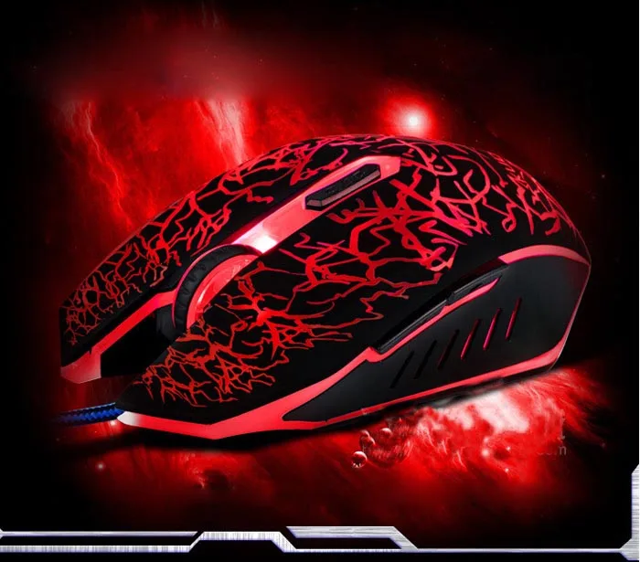 

Professional Colorful Backlight 4000DPI Optical Wired Gaming Mouse Mice Wired Luminous Gamer Mouse For Computer Laptop #BL3