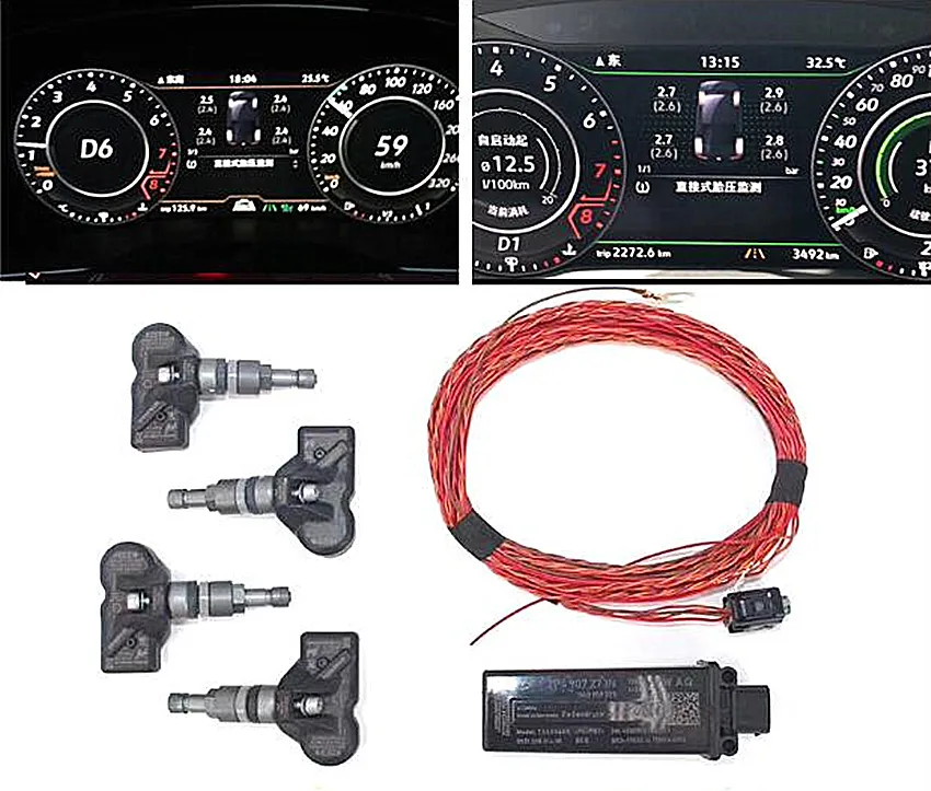 Для VW Skoda Octavia Kodiaq KOROQ KAMIQ superb MQB датчик давления в шинах на основе TPMS 1 комплект 5Q0 907 275 B