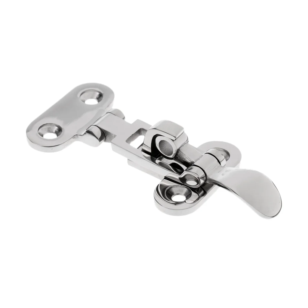 

316 Stainless Steel Marine Boat Locker Hatch Anti-Rattle Latches Fastener Hold Down Clamp Marine Hardware Accessories 11x5cm