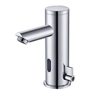 flg automatic infrared sensor hand touch hot cold chrome polished sink mixer bathroom tap basin faucets