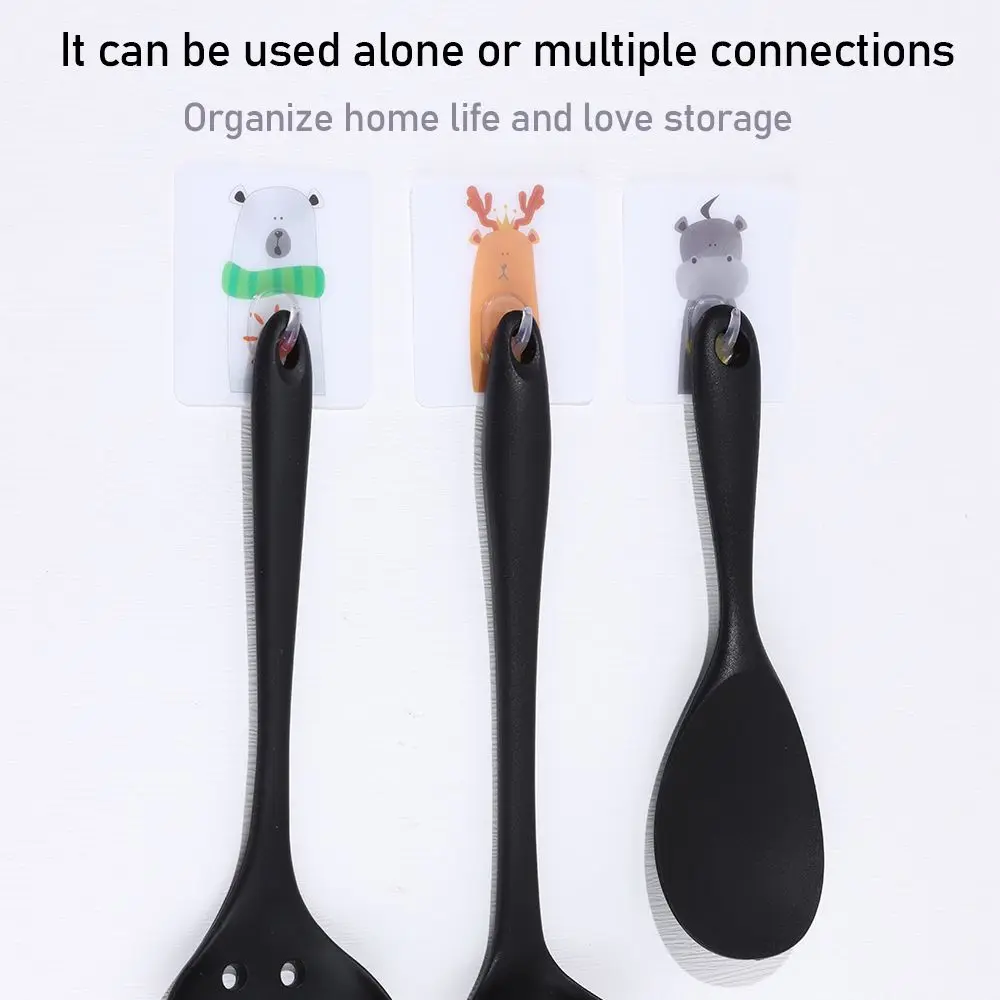 

Waterproof Cute Bathroom Hooks Home Storage Heavy Duty Hook Wall Hanging Self Adhesive Hook Sticky Hooks