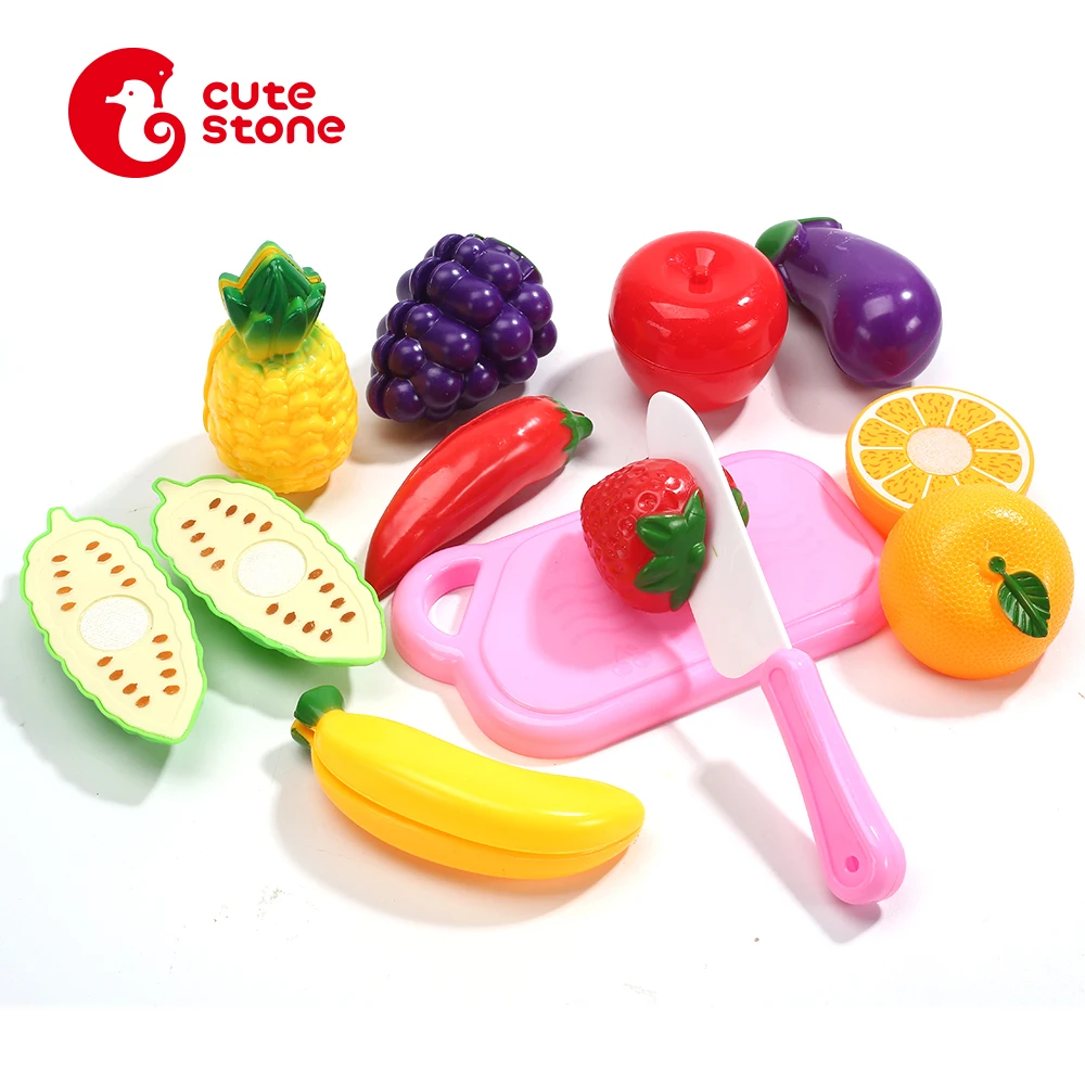 Пластиковые игрушки для резки фруктов и овощей детский кухонный набор игрушка