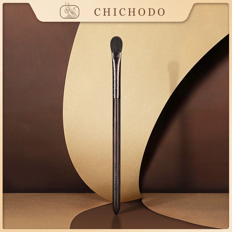 

CHICHODO Makeup Brush-2021 New Luxurious Carved Ebony Animal Hair Series-Goat Hair Eyeshadow Brush-Cosmetic brushes&beauty-E108